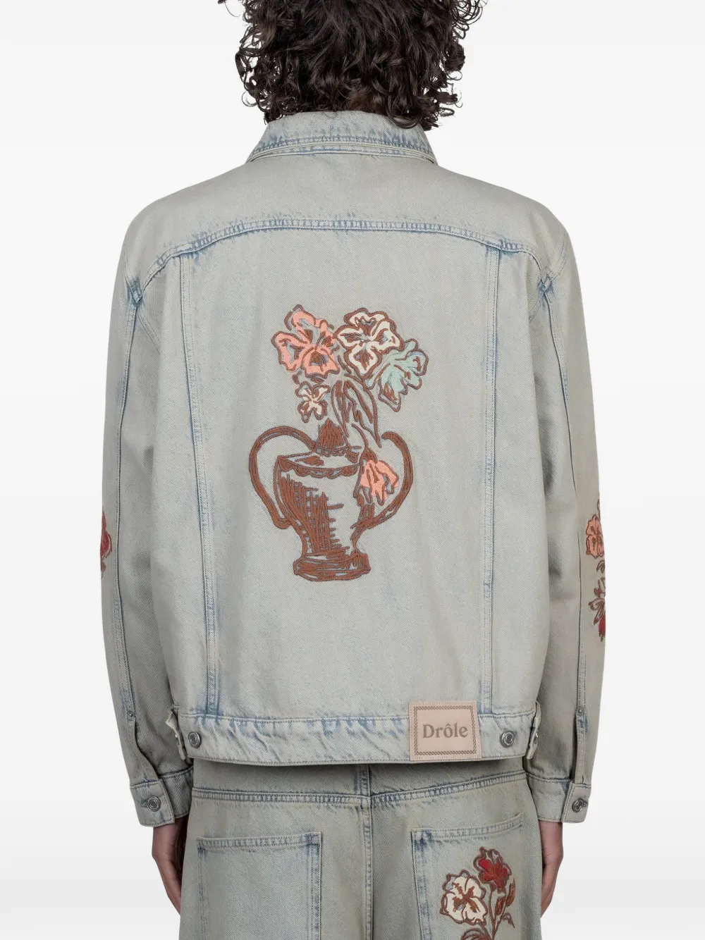 Drôle De Monsieur Denim jack Blauw