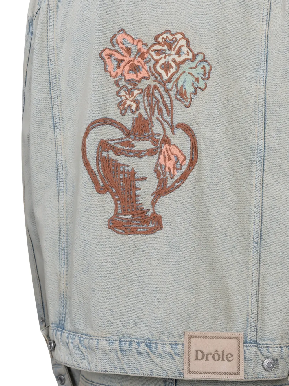 Drôle De Monsieur Denim jack Blauw