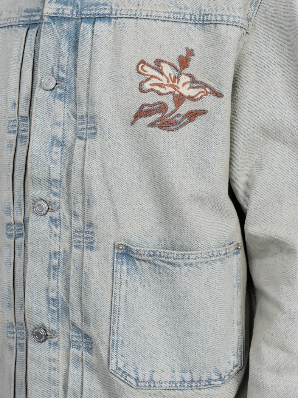 Drôle De Monsieur Denim jack Blauw