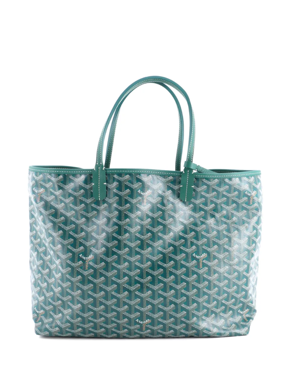 Goyard Pre-Owned Borsa tote Saint Louis PM in tela cerata - Verde