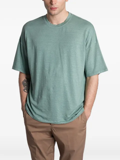 Roberto Collina crewneck short-sleeve linen T-shirt