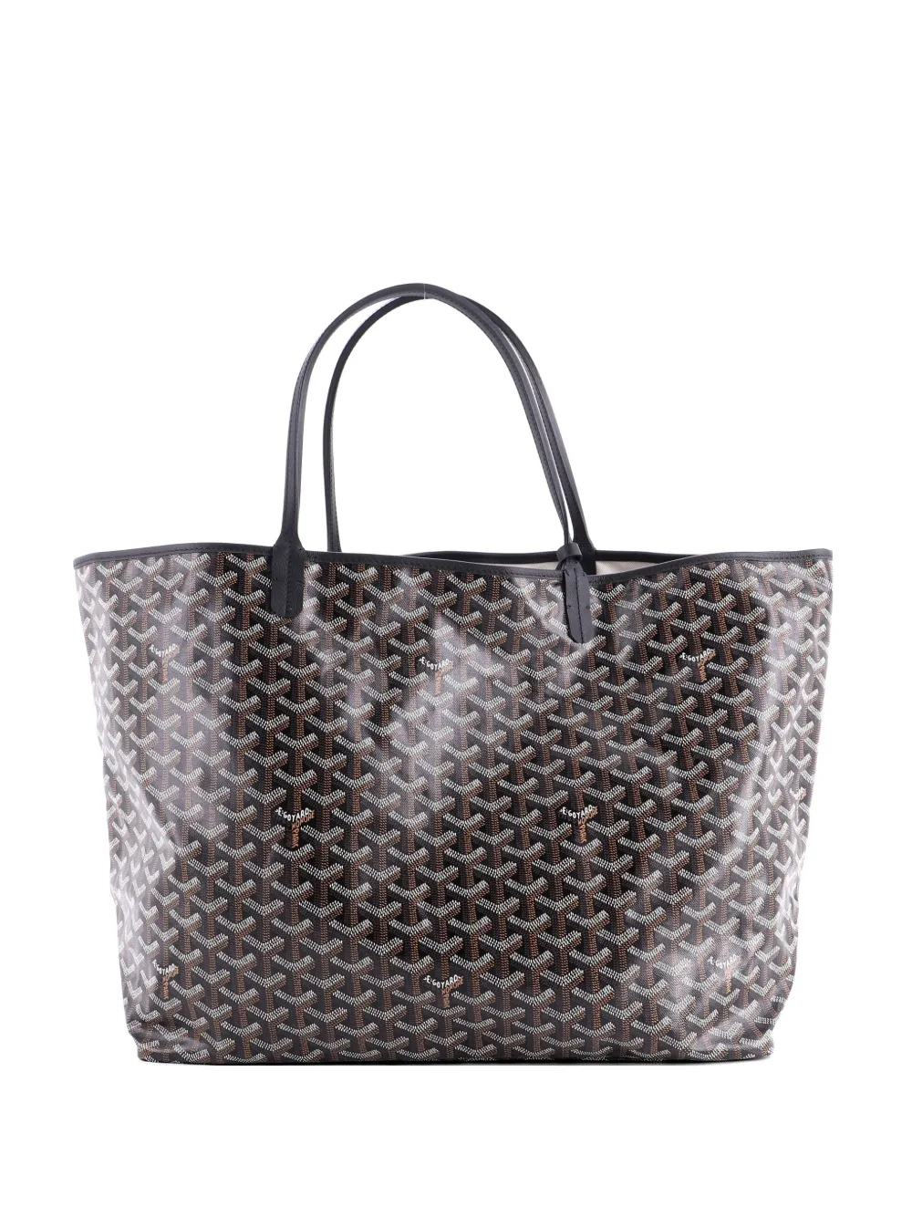 Goyard Pre-Owned Borsa tote Saint Louis GM in tela cerata - Nero