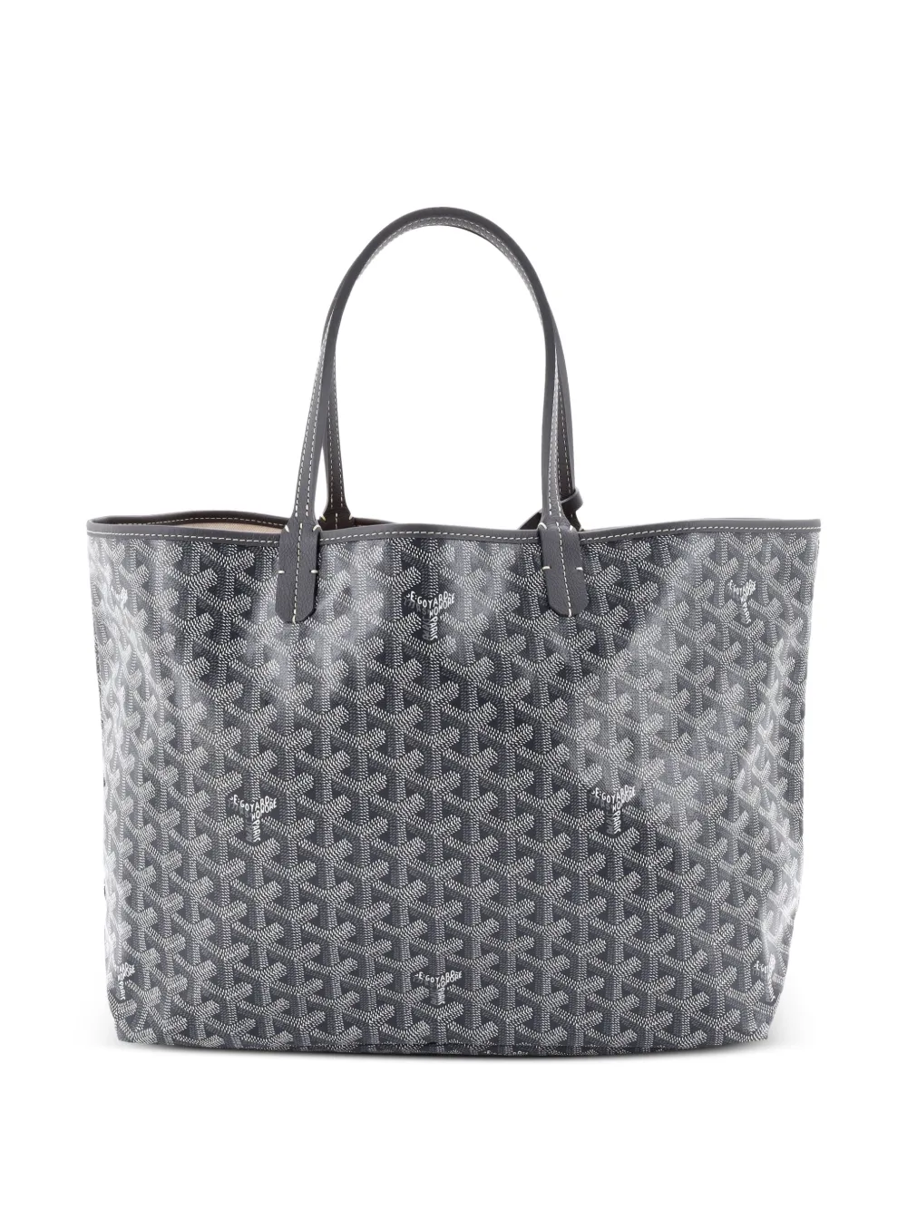 Goyard Pre-Owned Borsa tote Saint Louis PM in tela cerata - Grigio