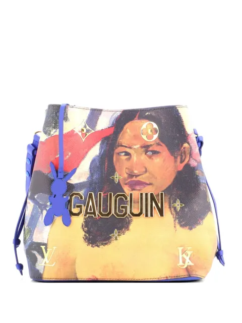 Louis Vuitton Pre-Owned NeoNoe Handbag Limited Edition Jeff Koons Gauguin Print Canvas bucket bag