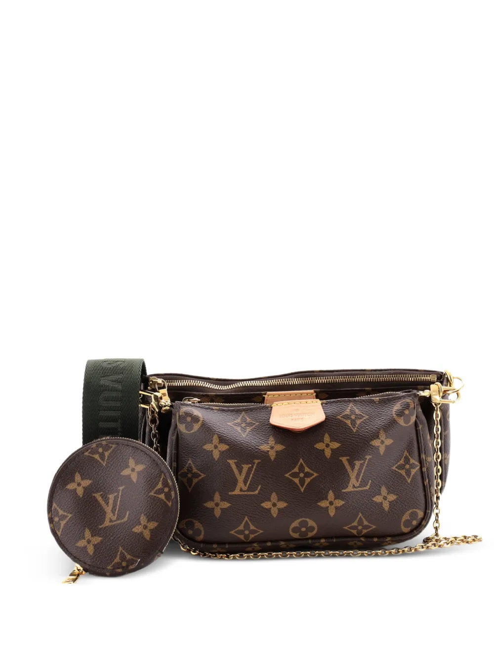 Louis Vuitton Pre-Owned Multi Pochette Accessoires Monogram Canvas crossbody bag - Marrone
