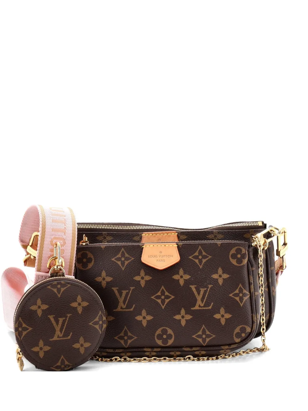 Louis Vuitton Pre-Owned Multi Pochette Accessoires Monogram Canvas crossbody bag - Marrone