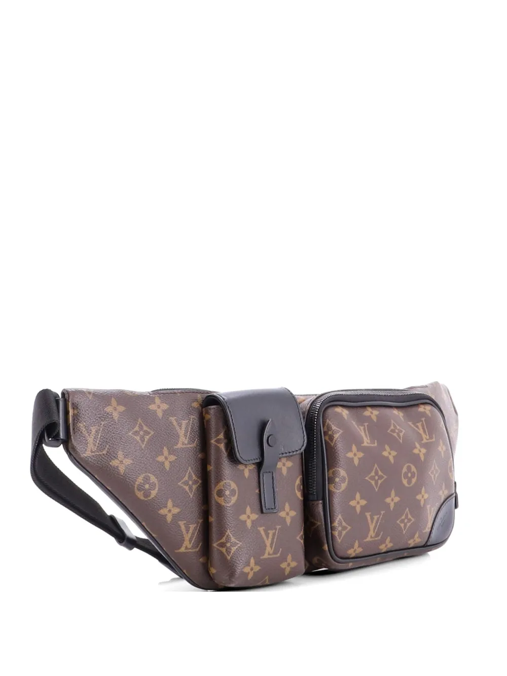 Louis Vuitton Pre-Owned Christopher Bumbag Macassar Monogram Canvas belt bag - Braun