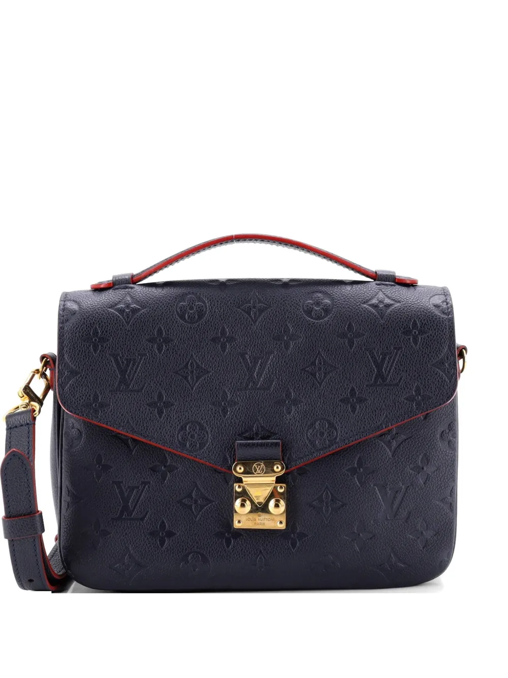 Louis Vuitton Pre-Owned Pochette Metis Monogram Empreinte Leather crossbody bag - Blu