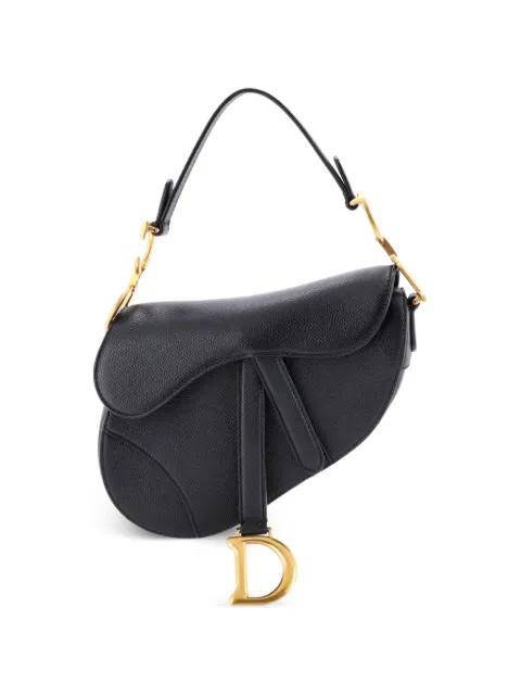 Christian Dior Pre-Owned mini sac porté épaule Saddle en cuir