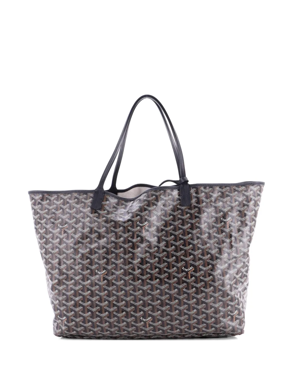 Goyard Pre-Owned Borsa tote Saint Louis GM in tela cerata - Nero