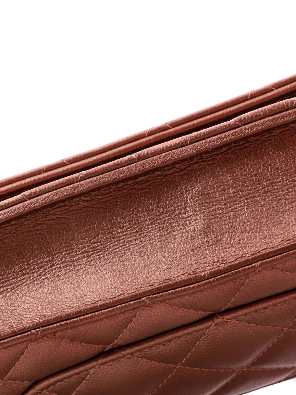 Reissue 2.55 Wallet On Chain Quilted Metallic Calfskin Crossbody Bag