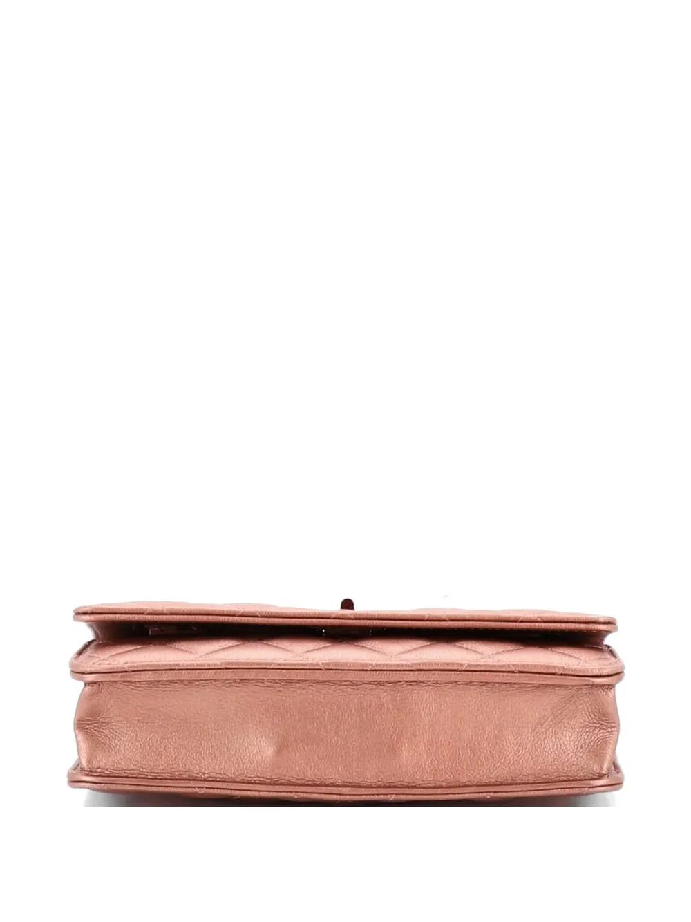 Reissue 2.55 Wallet On Chain Quilted Metallic Calfskin Crossbody Bag