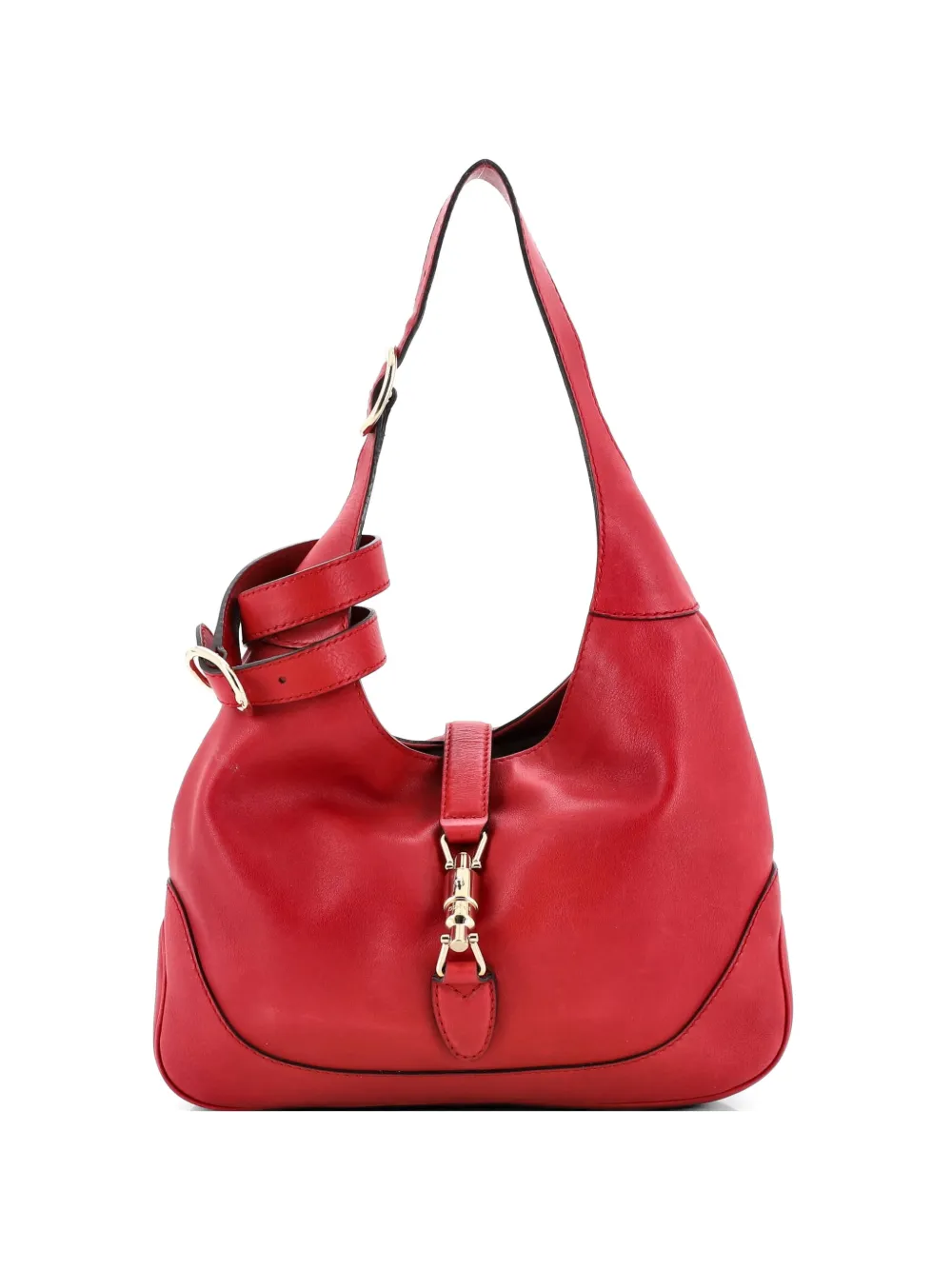 Gucci Pre-Owned Borsa a spalla Jackie Original media in pelle - Rosso