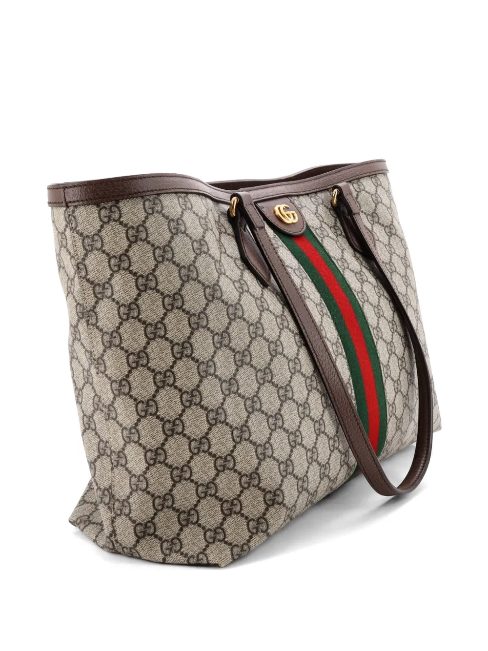 Ophidia Shopping Gg Coated Canvas Medium Tote Bag