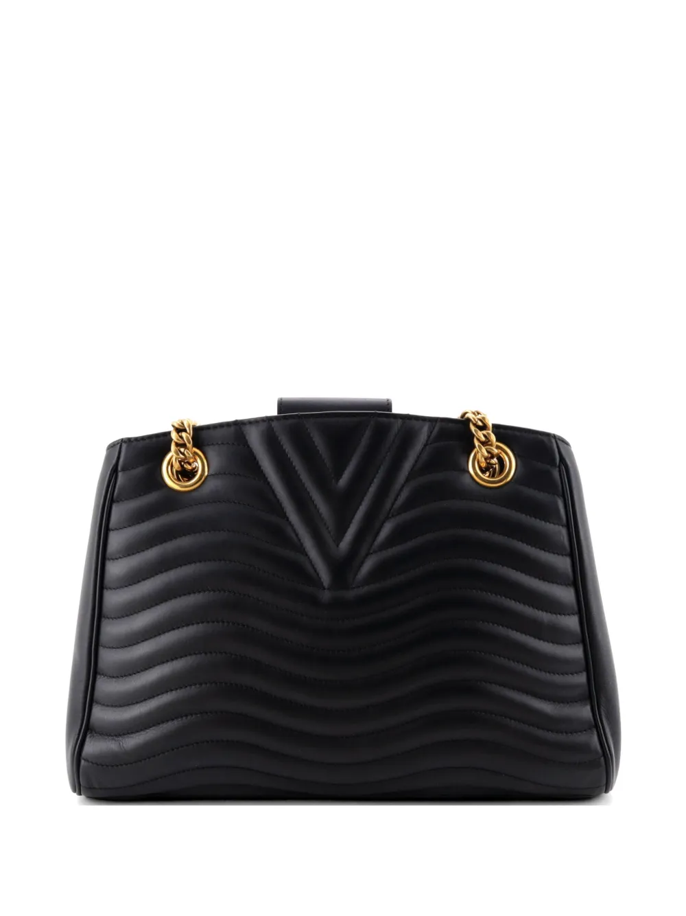 New Wave Chain Tote Quilted Leather Shoulder Bag