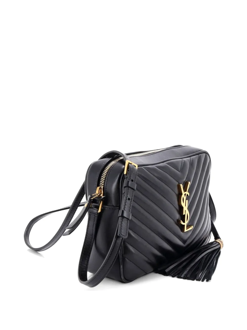 Lou Camera Bag Matelasse Chevron Leather Small Crossbody Bag