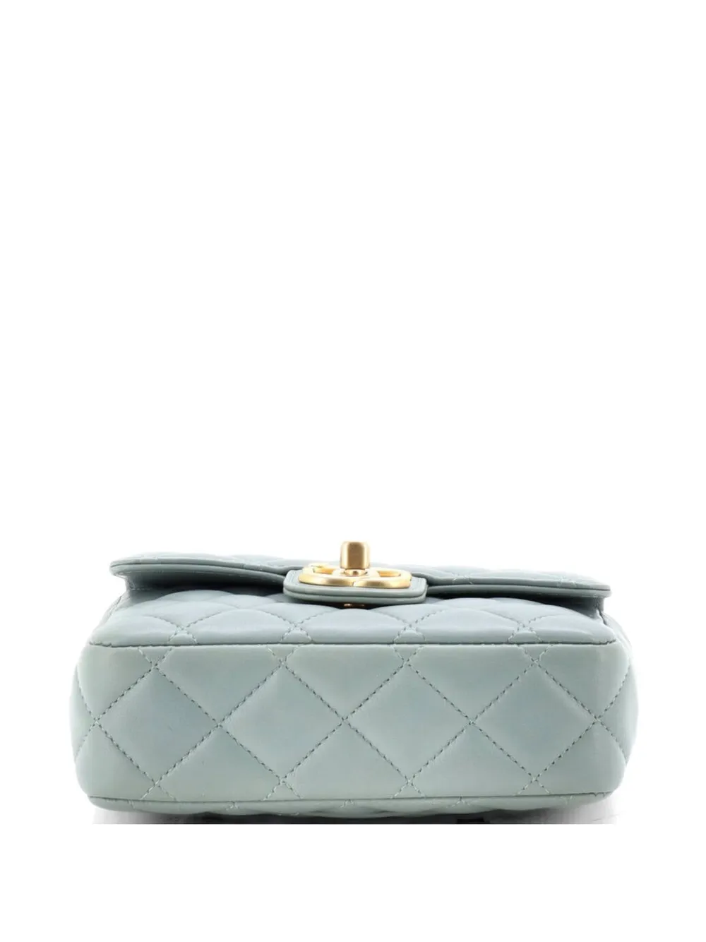 Casino Royale Charms Square Flap Bag Quilted Lambskin With Enamel Mini Shoulder Bag