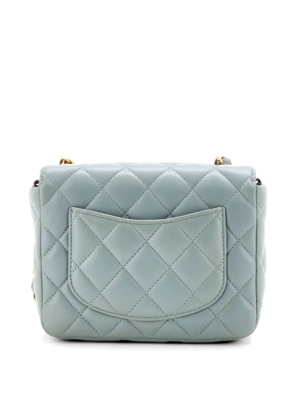 Casino Royale Charms Square Flap Bag Quilted Lambskin With Enamel Mini Shoulder Bag