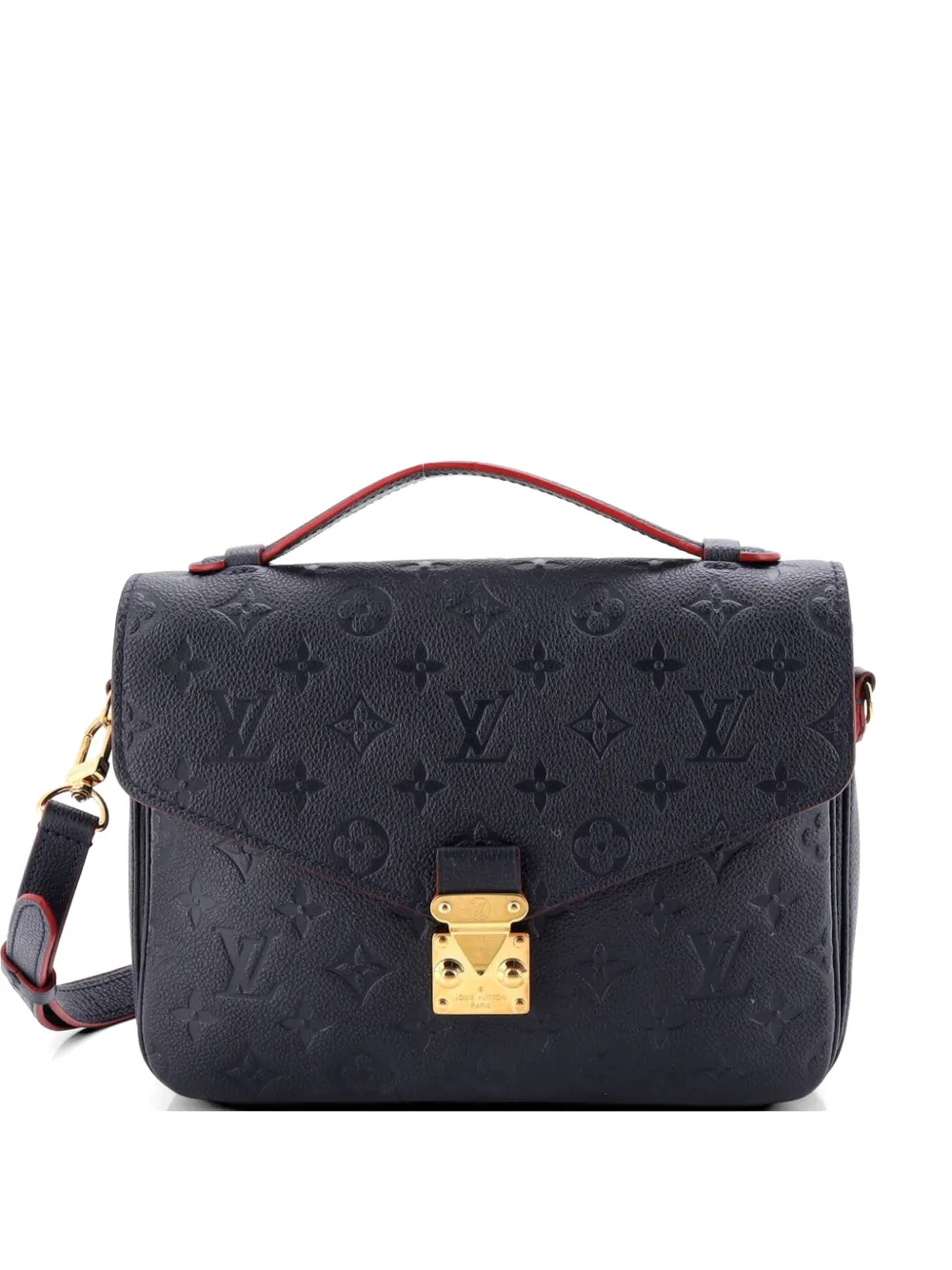 Louis Vuitton Pre-Owned Pochette Metis Monogram Empreinte Leather crossbody bag - Blu