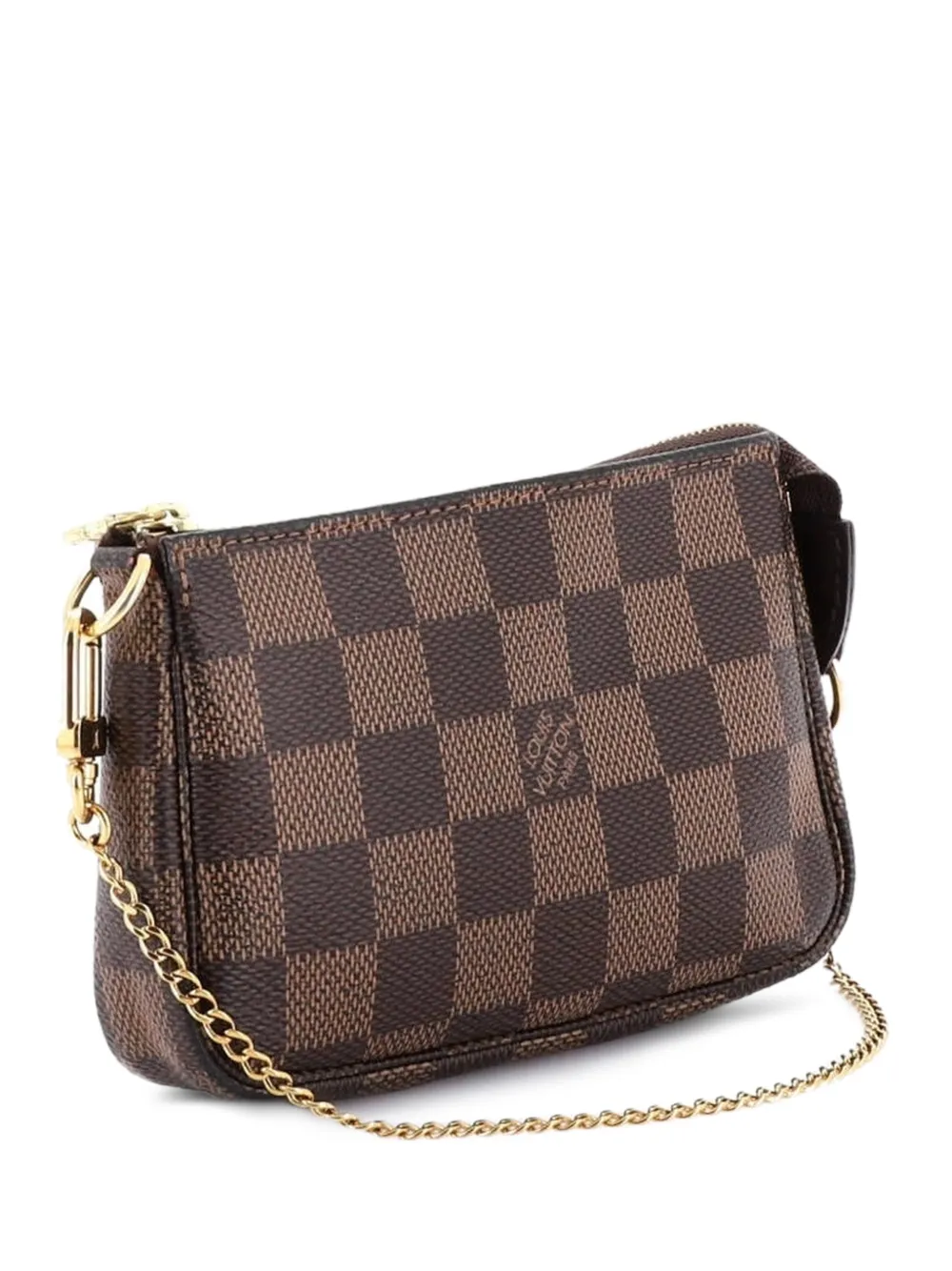 Louis Vuitton Pre-Owned Pochette Accessoires Damier Mini clutch bag - Marrone