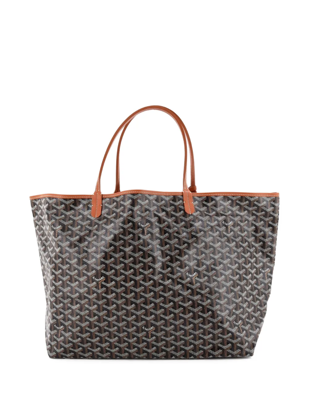 Goyard Pre-Owned Borsa tote Saint Louis GM in tela cerata - Marrone