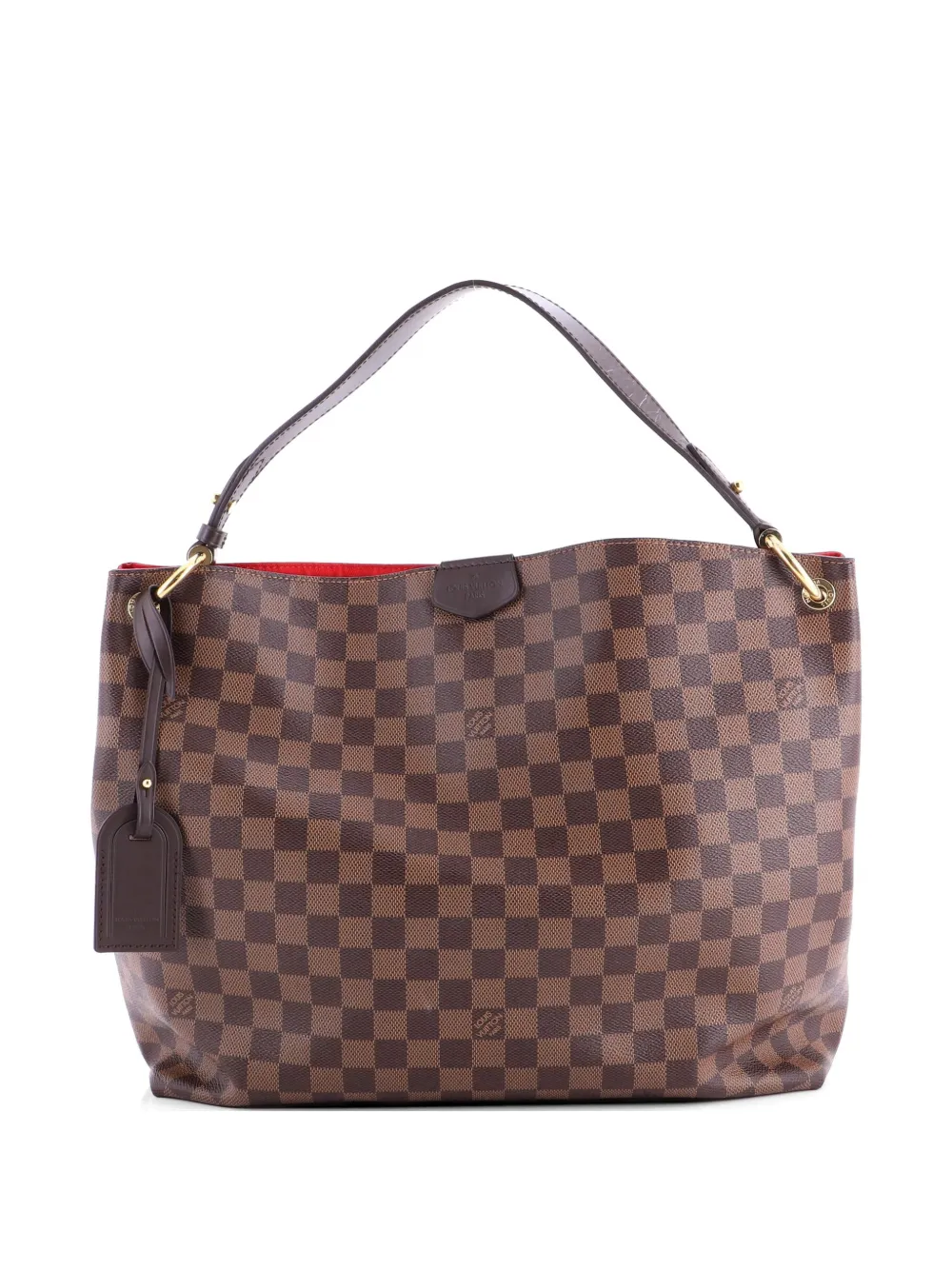 Louis Vuitton Pre-Owned Graceful Handbag Damier MM hobo bag - Marrone