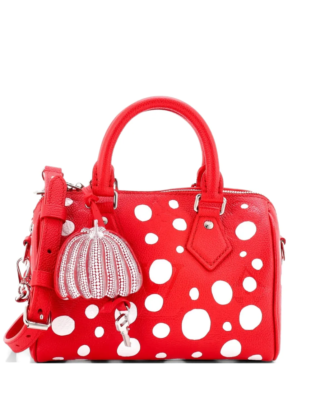 Louis Vuitton Pre-Owned Borsa a tracolla Speedy Bandouliere Yayoi Kusama Infinity Dots 20 in tela Monogram Empreinte Giant - Rosso