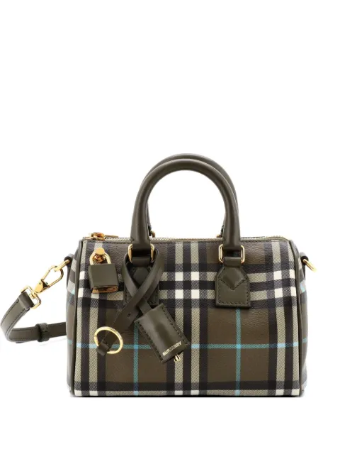 Burberry Pre-Owned Bowling Bag Vintage Check Coated Canvas Mini handbag