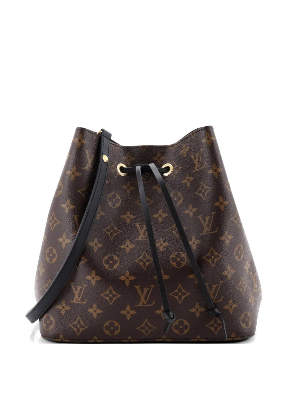 Louis Vuitton Pre-Owned NeoNoe Handbag Monogram Canvas with Leather MM bucket bag - Marrone