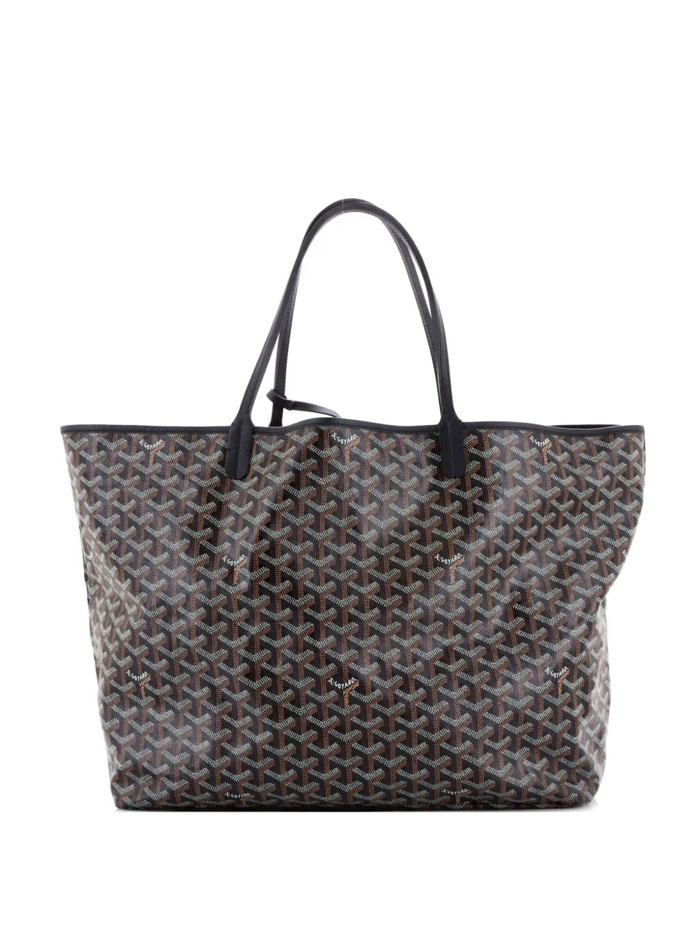 Goyard Pre-Owned Borsa tote Saint Louis GM in tela cerata - Nero