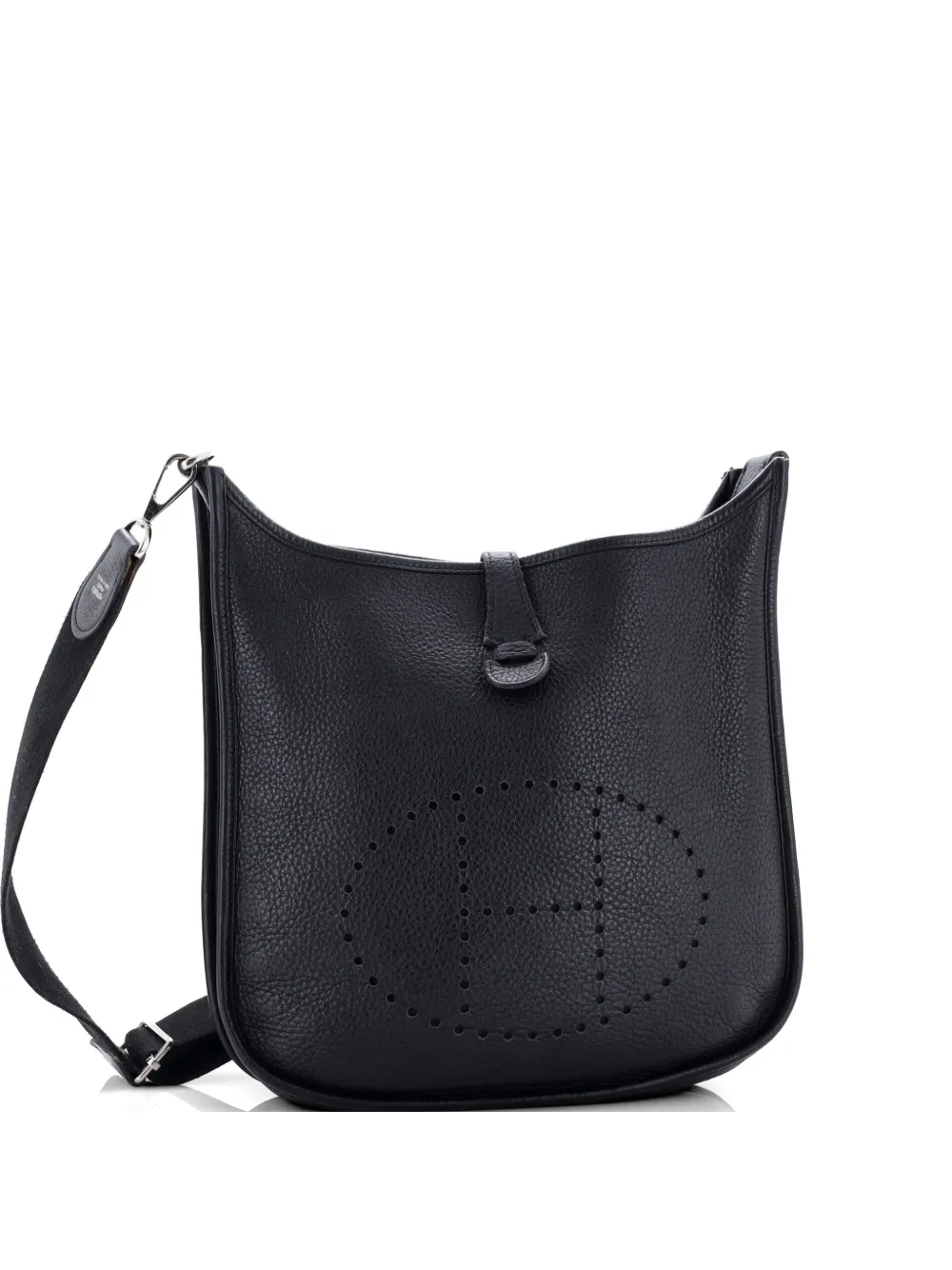Hermès Pre-Owned Evelyne Bag Gen III Clemence PM crossbody bag - Nero