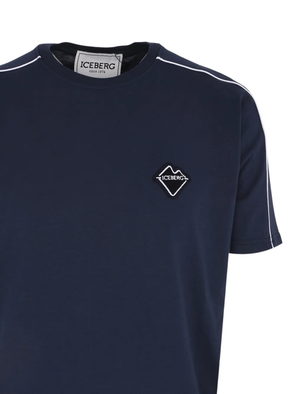 Iceberg T-shirt met logo Blauw