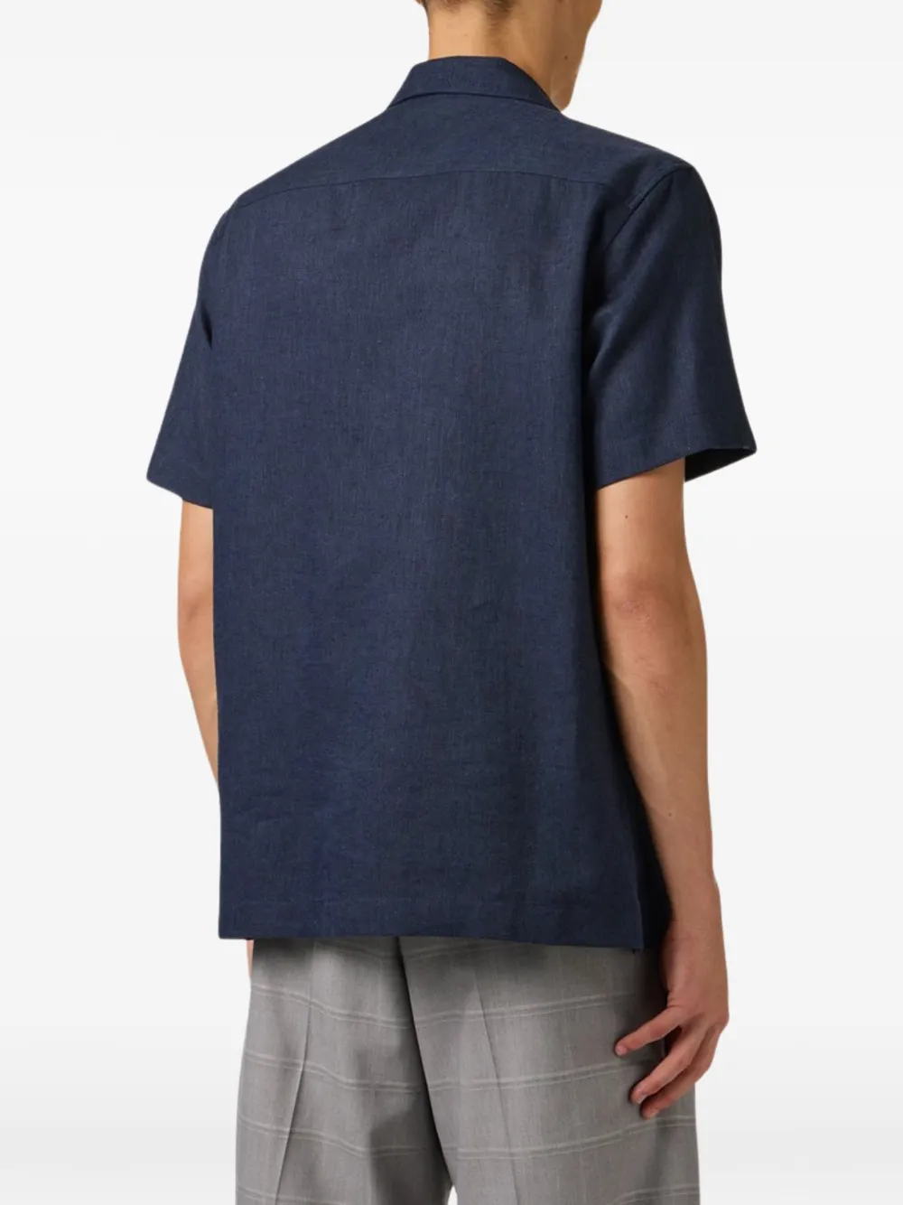 Iceberg Overhemd met V-hals Blauw