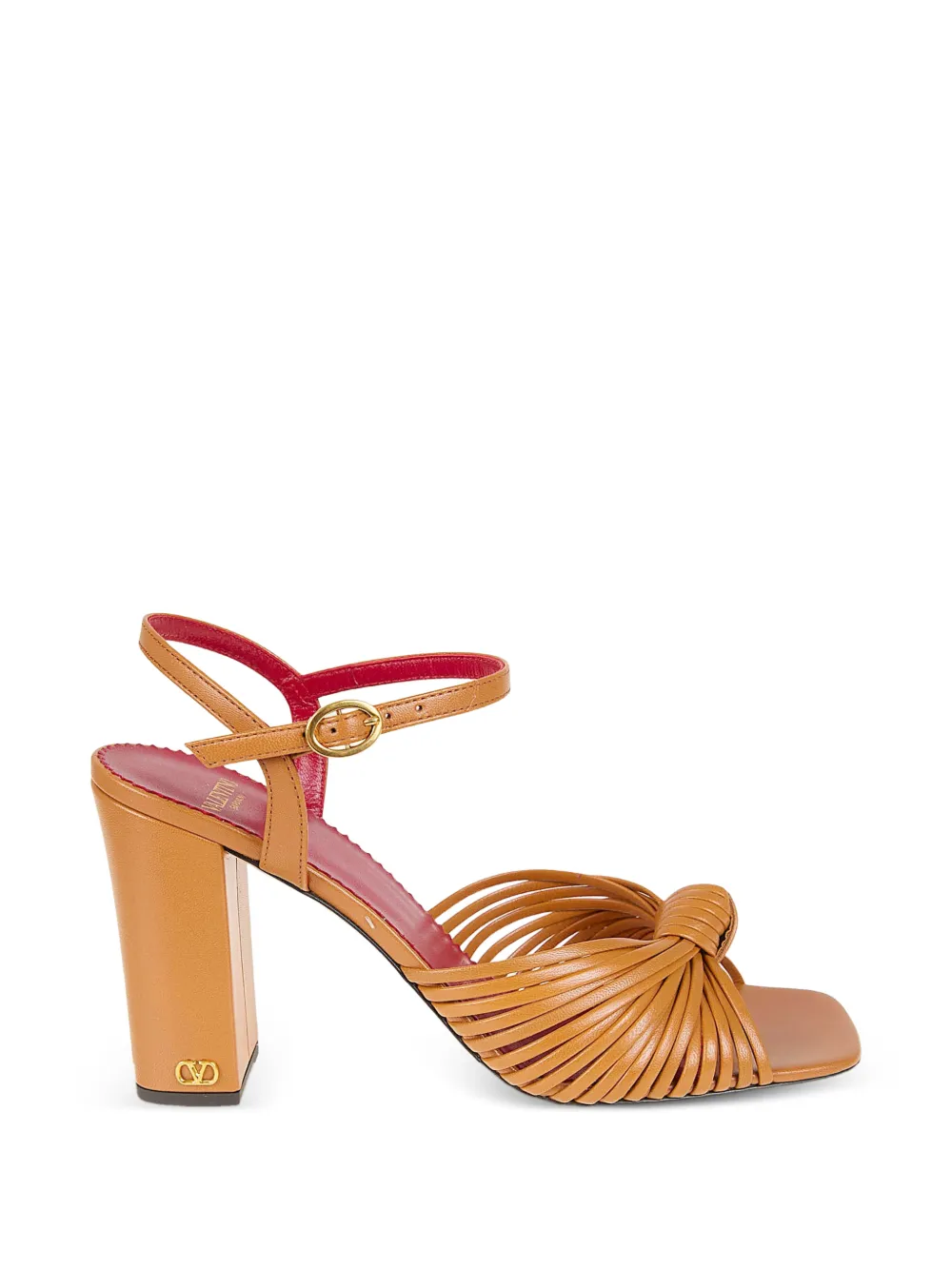 Valentino Garavani Annet sandalen met hak Bruin