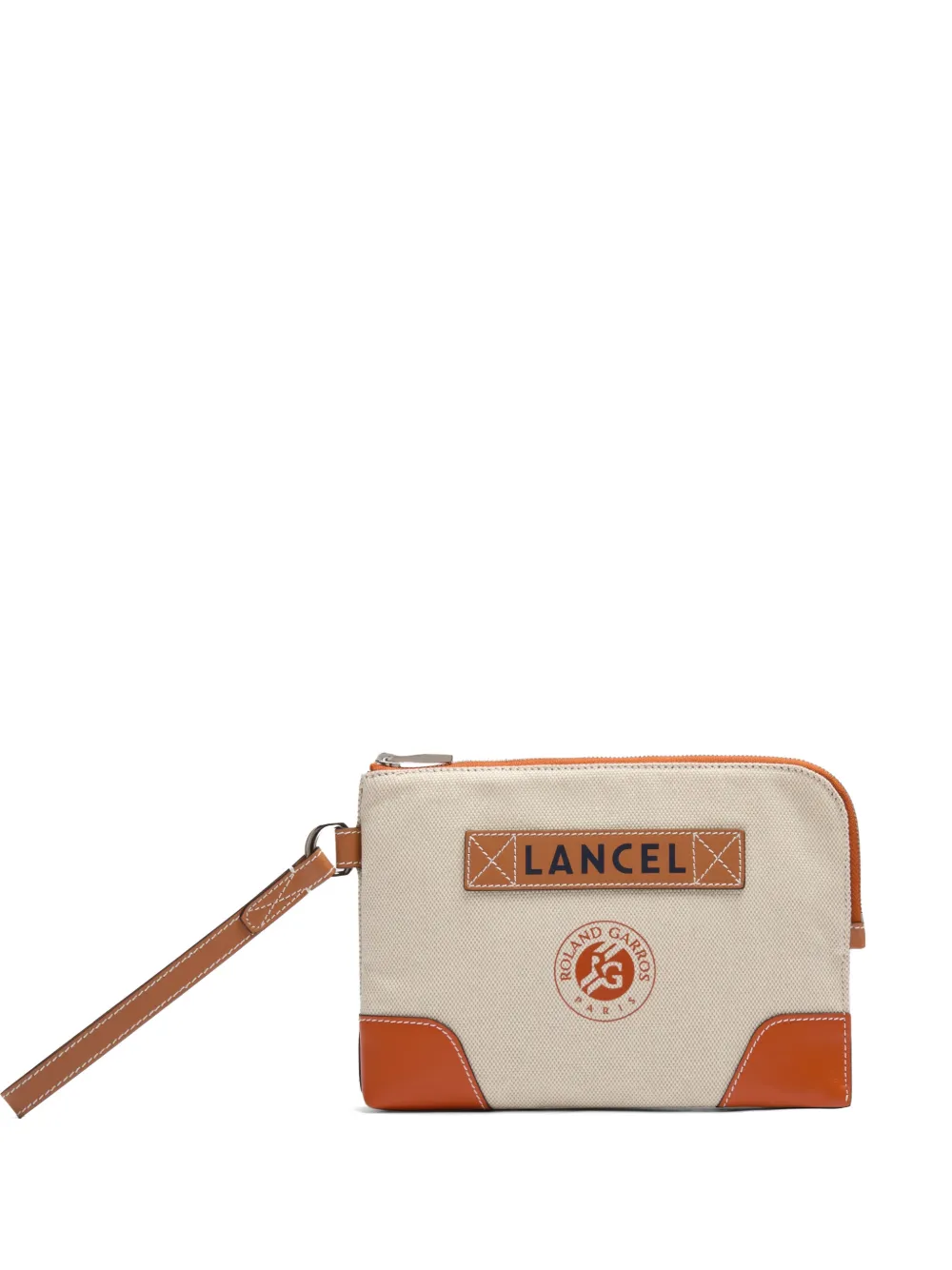 Lancel x Roland Garros Pouch con zip - Toni neutri