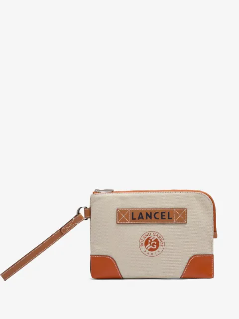 Lancel x Roland Garros zip pouch