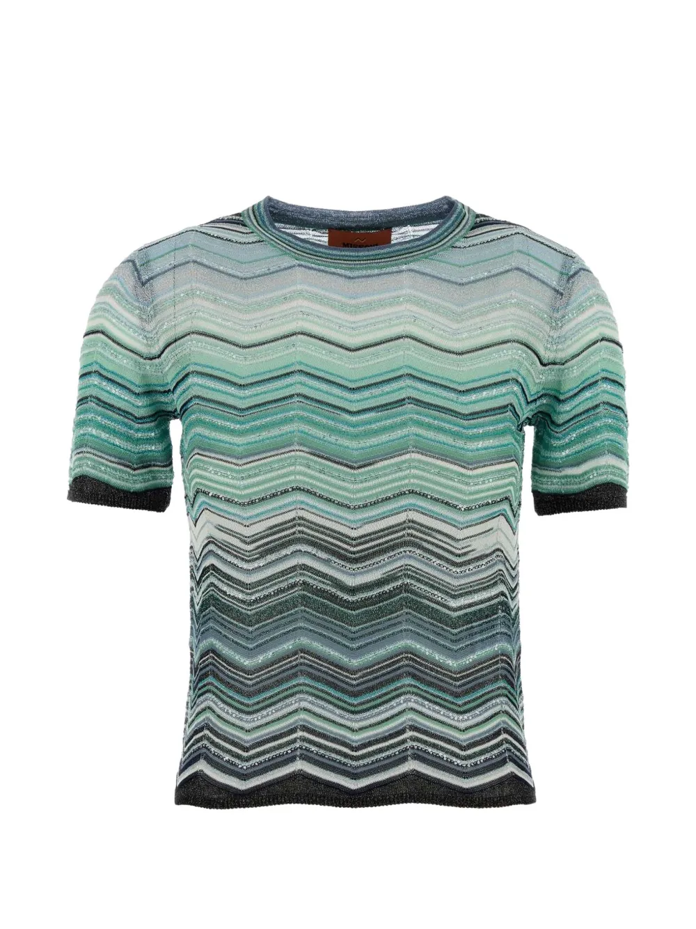 Missoni embroidered T-shirt - Verde