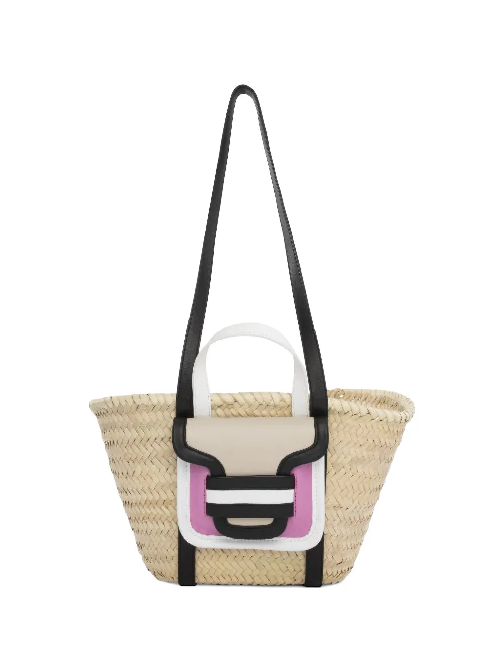 Pierre Hardy Mini Alpha Tote Bag In Neutral