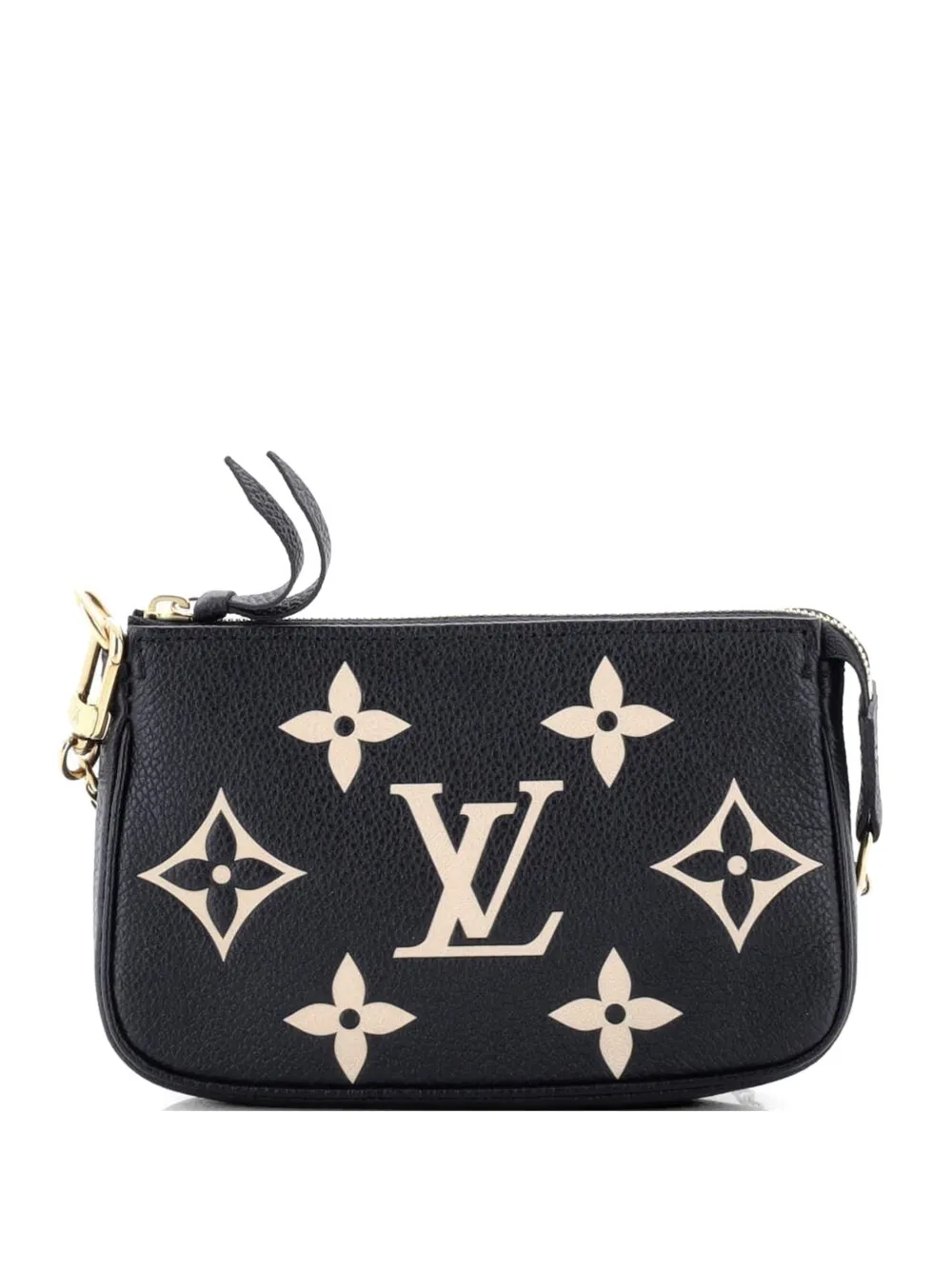 Louis Vuitton Pre-Owned Pochette Accessoires Bicolor Monogram Empreinte Giant Mini clutch bag - Nero