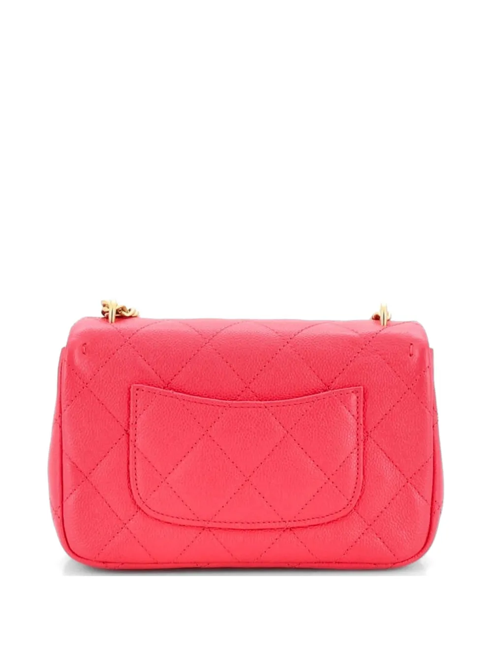 Sweet Heart Chain Flap Bag Quilted Caviar Mini Crossbody Bag