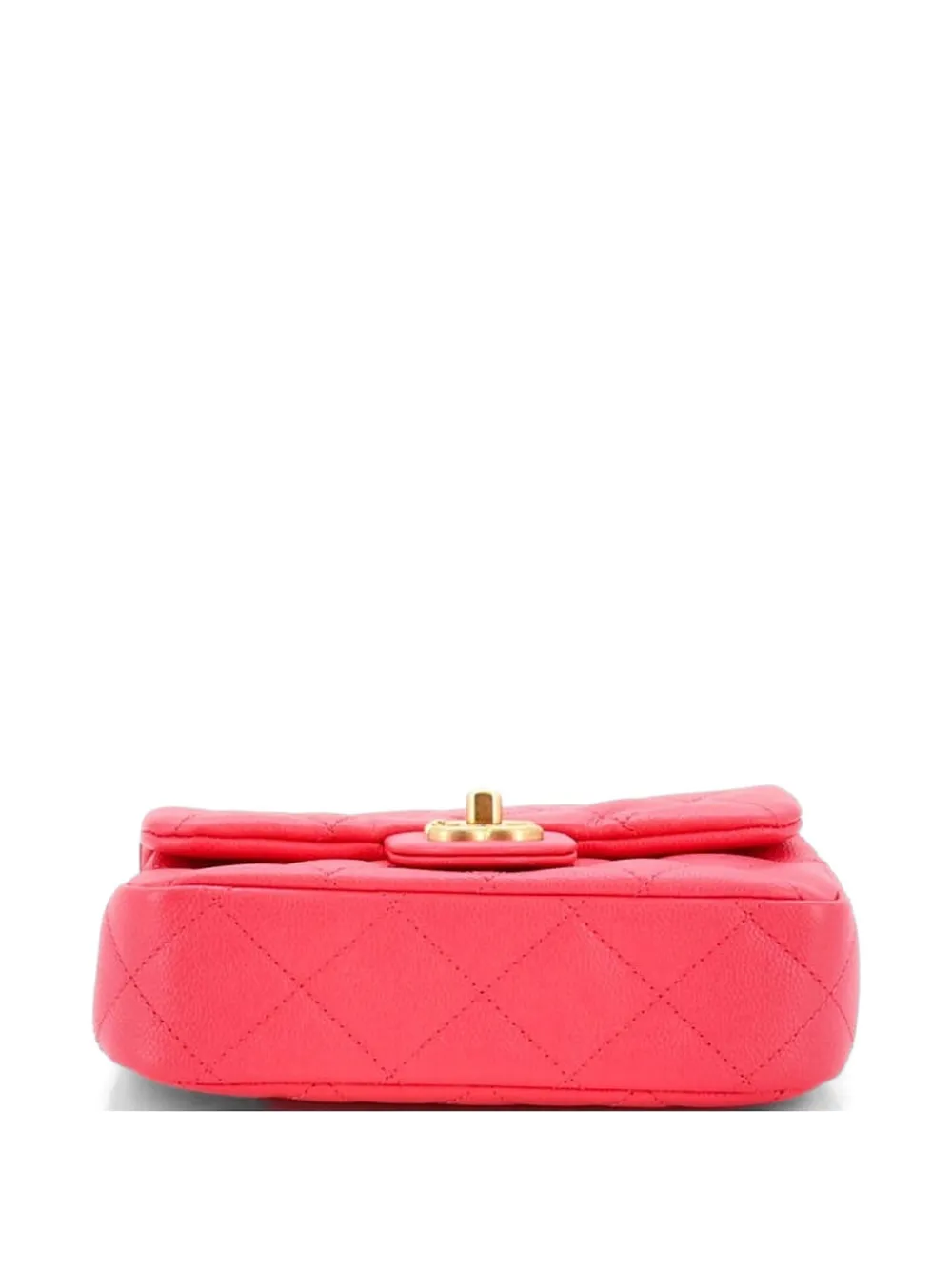 Sweet Heart Chain Flap Bag Quilted Caviar Mini Crossbody Bag