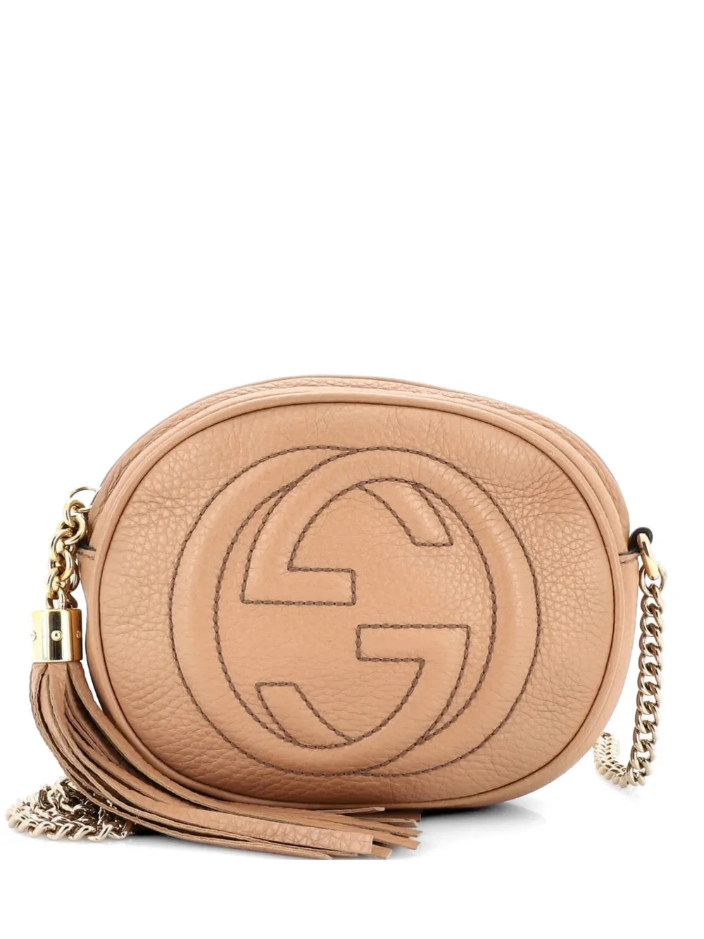 Gucci Pre-Owned Borsa a tracolla Soho mini in pelle con catena - Toni neutri