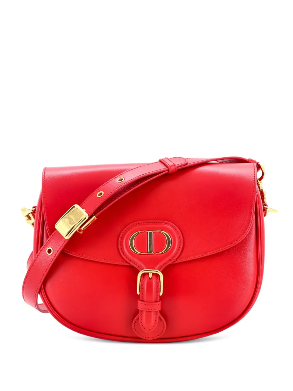 Christian Dior Pre-Owned Borsa a tracolla Bobby media in pelle con battente - Rosso