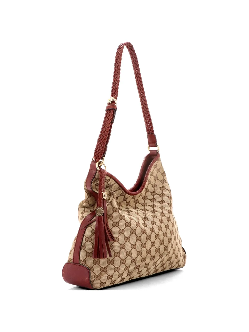 Gucci Pre-Owned Borsa passepartout Marrakech media in tela GG - Marrone