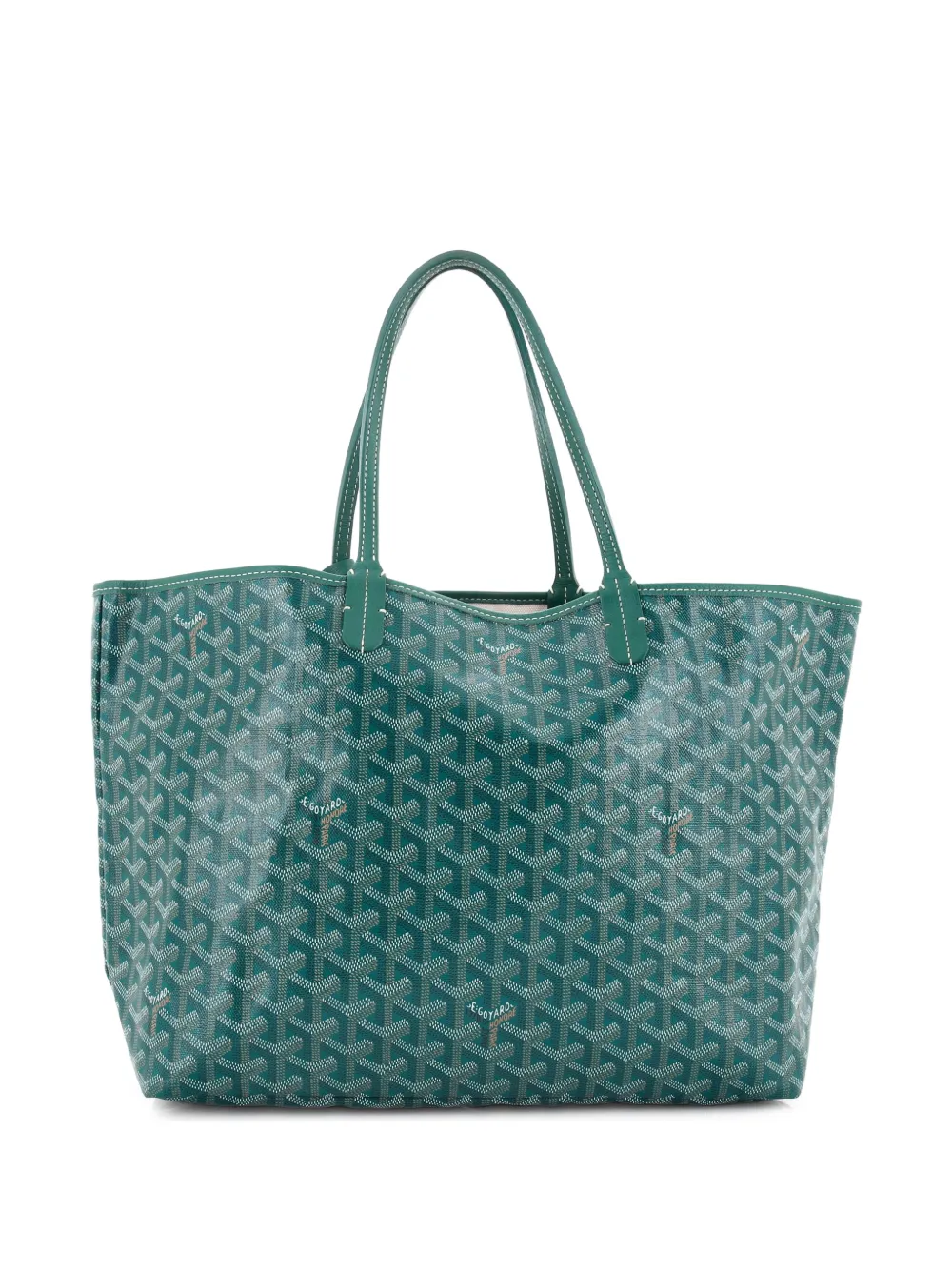 Goyard Pre-Owned Borsa tote Saint Louis PM in tela cerata - Verde