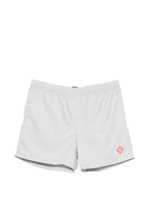 Casablanca Bermuda de praia em jacquard monogramado