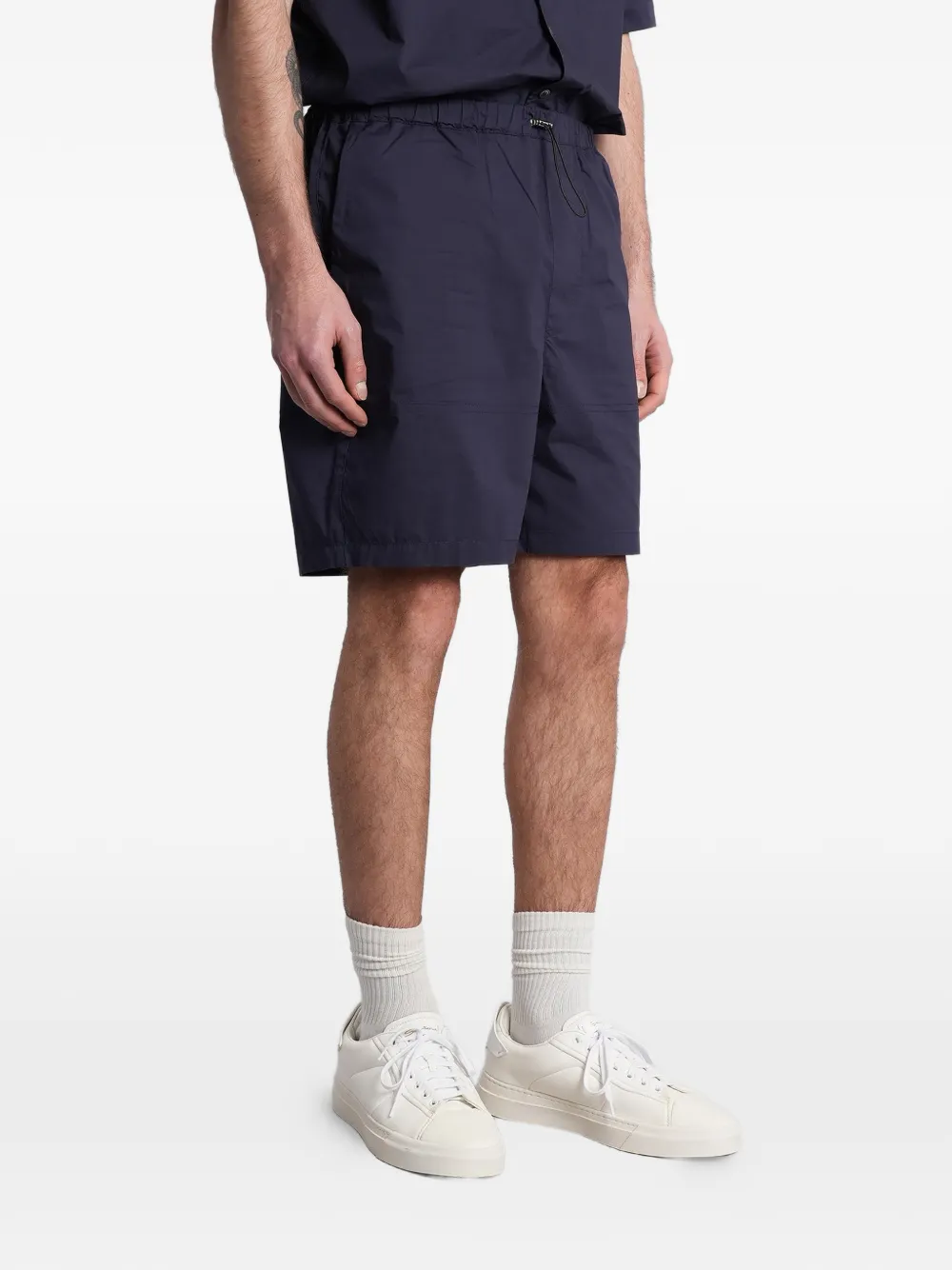 Roberto Collina Shorts met trekkoord Blauw