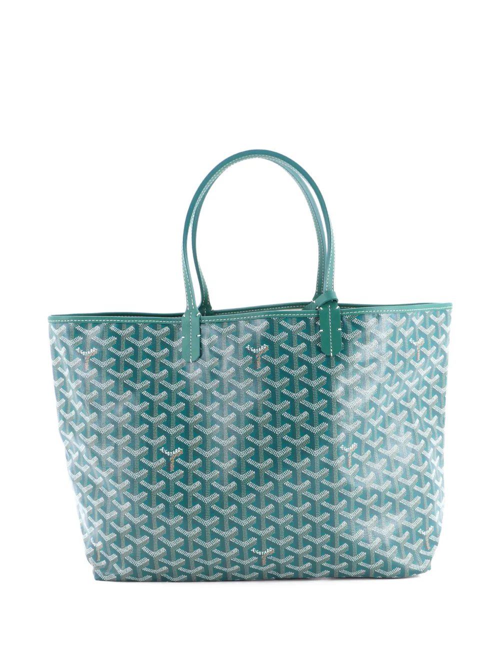 Goyard Pre-Owned Borsa tote Saint Louis PM in tela cerata - Verde