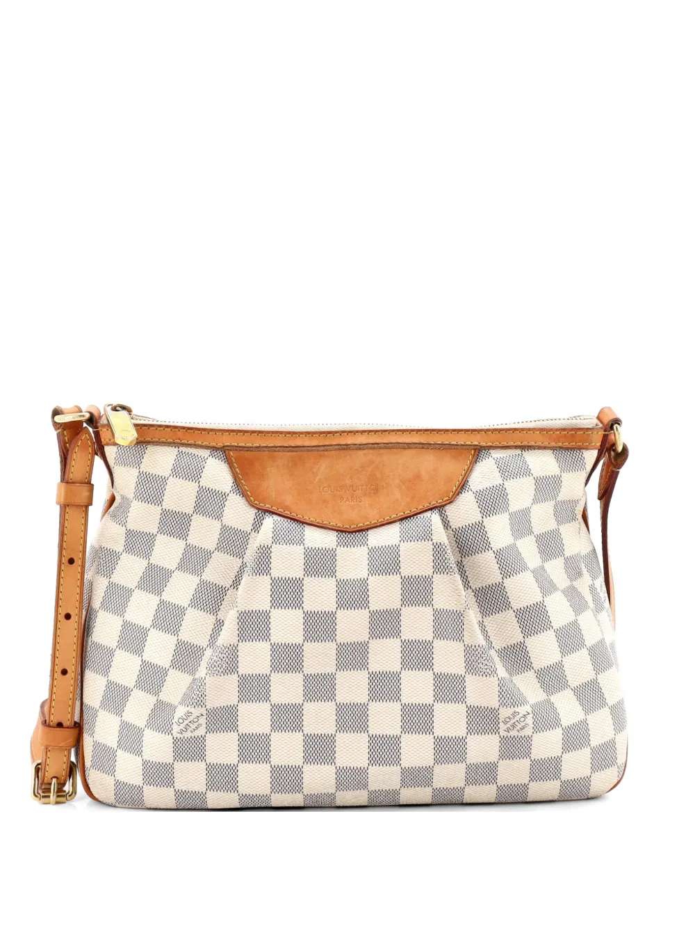 Louis Vuitton Pre-Owned Siracusa Handbag Damier PM crossbody bag - Bianco