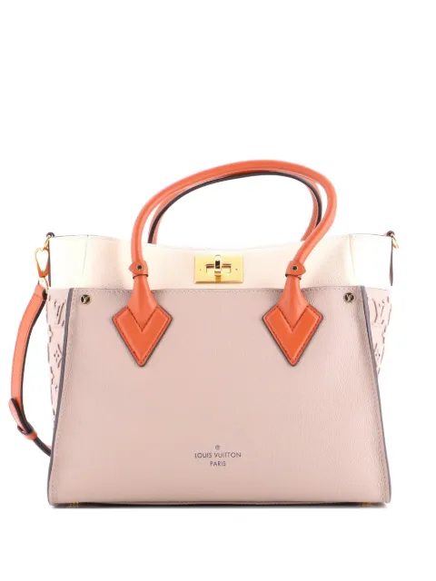 Louis Vuitton Pre-Owned On My Side Monogram Tuffetage Leather MM tote bag